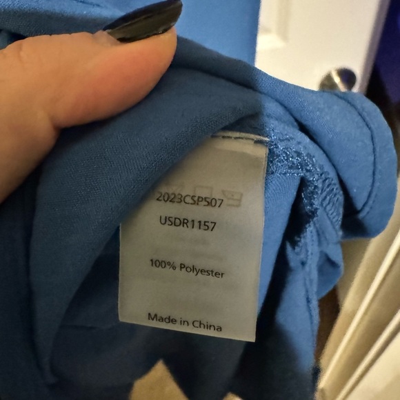 Universal Standard Isola Crepe Tank Midi Dress Blue Plus Size 4X 26/28 XL EUC - Picture 6 of 7